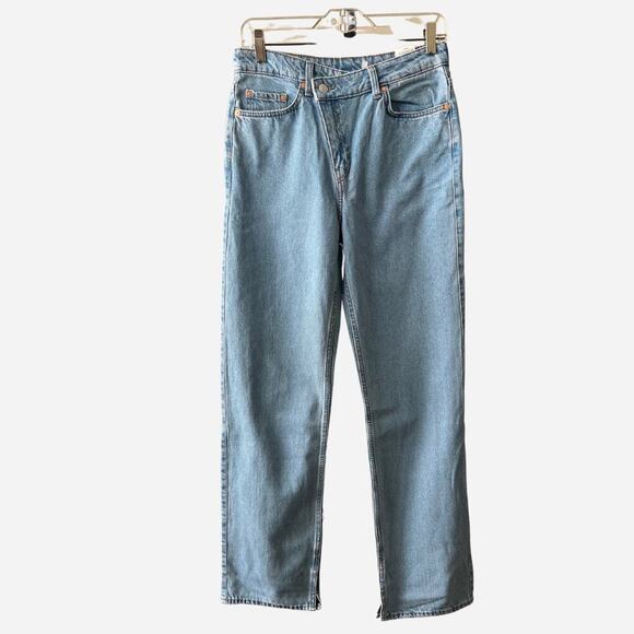 Weekday‎ Crossover Jeans Avery Light Wash Size 27 - Picture 2 of 8